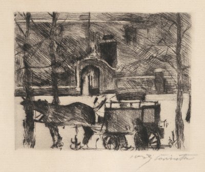 Chariot de lait - Lovis Corinth