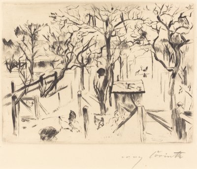 Obstgarten im Herbst - Lovis Corinth