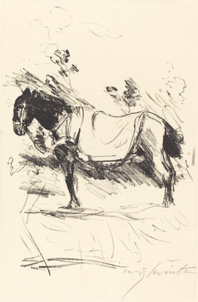 Cheval de selle, 1916 - Lovis Corinth