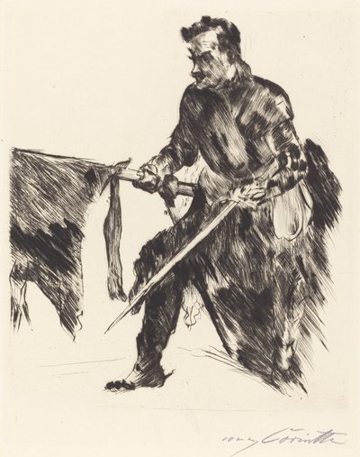 Rudolf Rittner en Florian Geyer - Lovis Corinth