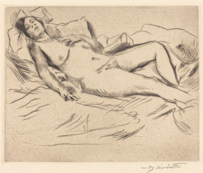 Femme endormie - Lovis Corinth