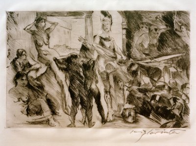 La forge de Vulcain - Lovis Corinth