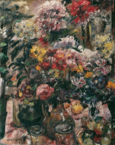Nature Morte avec Chrysanthèmes et Amaryllis - Lovis Corinth