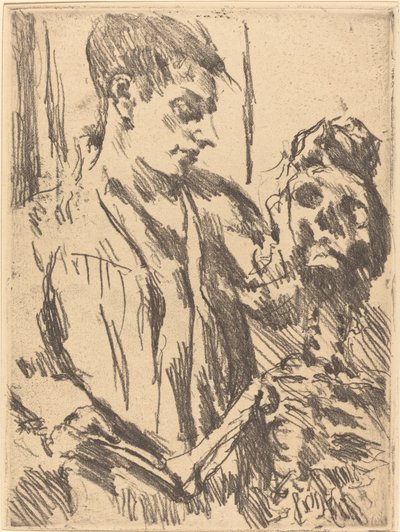 La Mort et le Jeune Homme, 1921 publié 1922 - Lovis Corinth