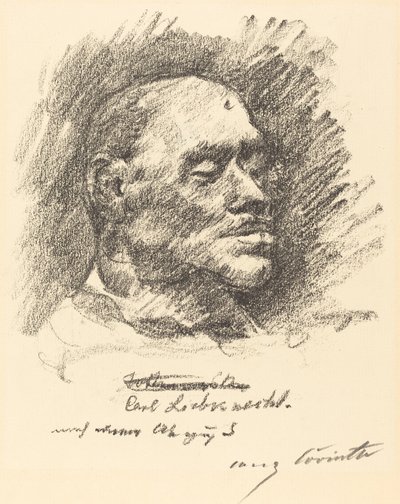 Masque mortuaire de Liebknecht, 1920 - Lovis Corinth
