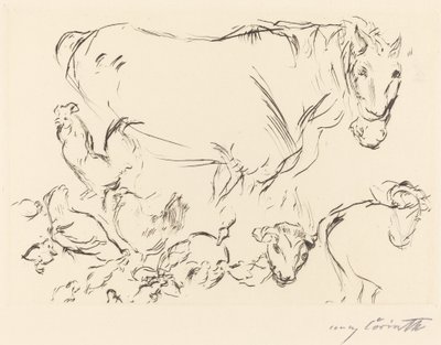 Verschiedene Tierstudien, 1917 - Lovis Corinth