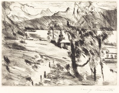 Paysage de Walchensee, 1919 - Lovis Corinth