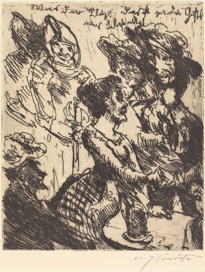 Was der blitz! Das ist ja die gustel von blasewitz, 1923 - Lovis Corinth