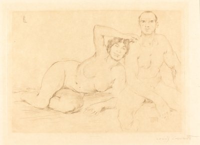 Deux personnes - Lovis Corinth