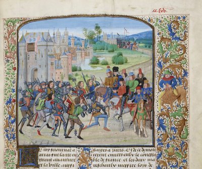 Retour de Charles VI à Paris, ca 1470-1475 - Loyset Liedet