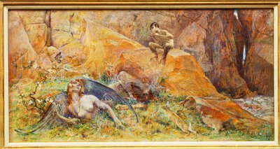 Pan et Chimère - Luc Oliver Merson