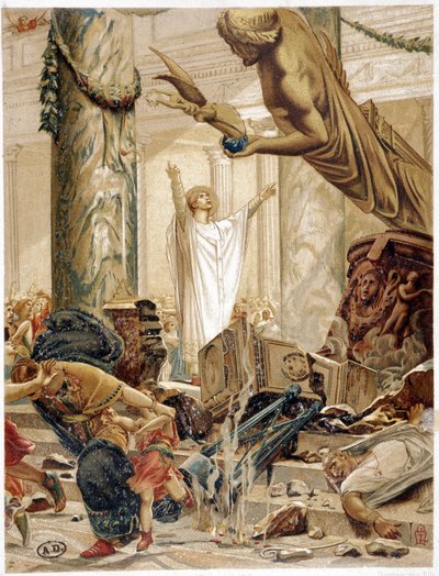 Saint Martin détruisant les idoles du paganisme, d