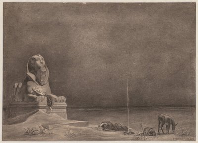Repos pendant la fuite en Égypte - Luc Olivier Merson