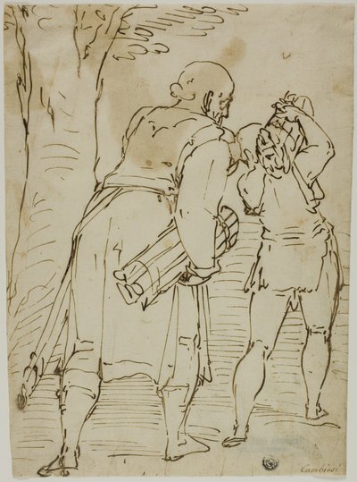 Abraham et Isaac - Luca Cambiaso