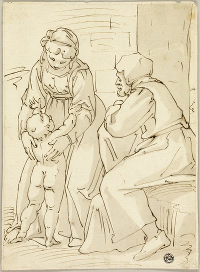 Sainte Famille - Luca Cambiaso