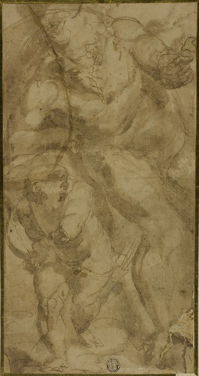 Mars et Cupidon - Luca Cambiaso