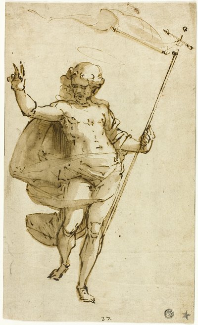 Christ ressuscité - Luca Cambiaso