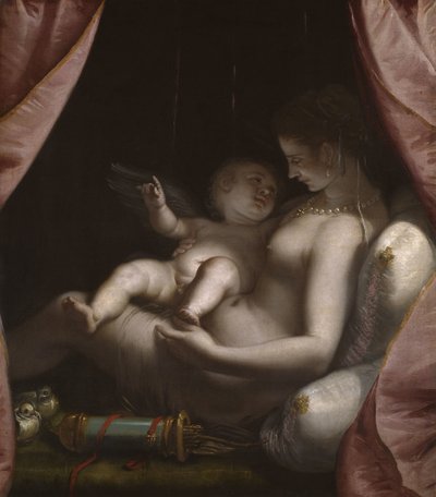 Vénus et Cupidon, vers 1570 - Luca Cambiaso