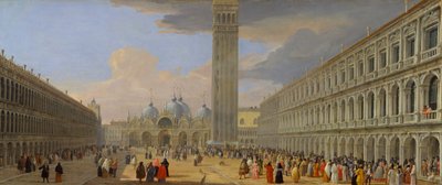 Piazza San Marco, Venise, vers 1709 - Luca Carlevarijs