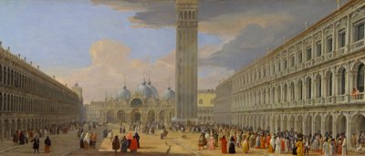 Piazza San Marco, Venise, vers 1709 - Luca Carlevaris