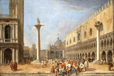 La Piazzetta, Venise, vers la Piazza San Marco - Luca Carlevaris