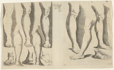 Études de jambes (Livre de dessin) - Luca Ciamberlano