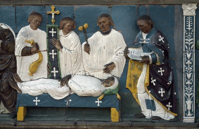 Enterrement des morts (détail) - Luca Della Robbia