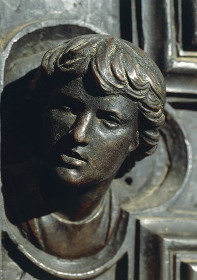 Tête de Giuliano de Médicis, détail de l