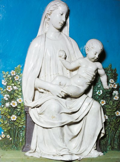 Madone du Jardin des Roses, vers 1450-55 - Luca Della Robbia