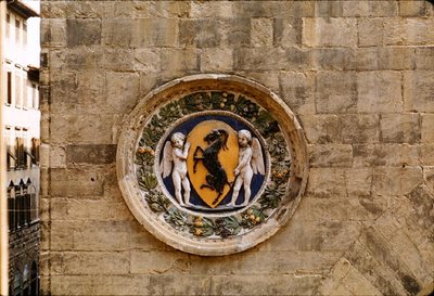 Stemma de la guilde Mercanzia - Luca Della Robbia