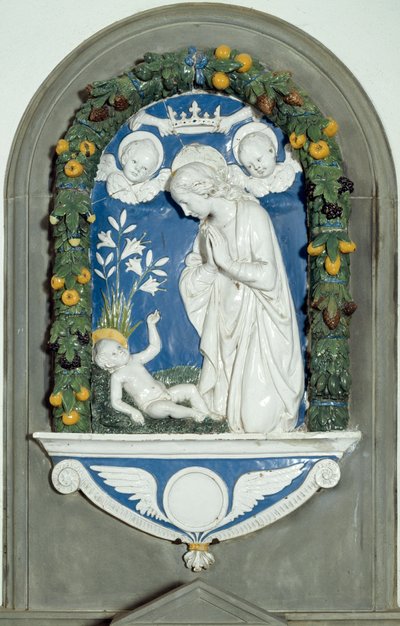 La Vierge adorant l