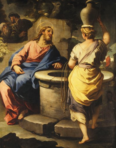 Le Christ et la femme samaritaine au puits - Luca Giordano