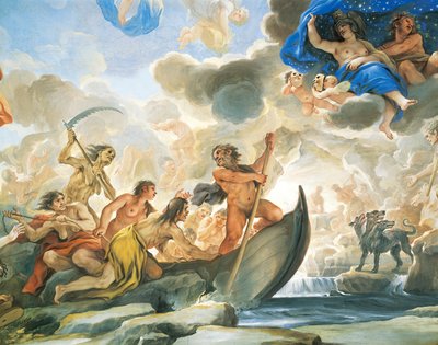 Figure de Charon (détail) - Luca Giordano