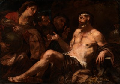 Job et ses consolateurs, 17ème siècle - Luca Giordano