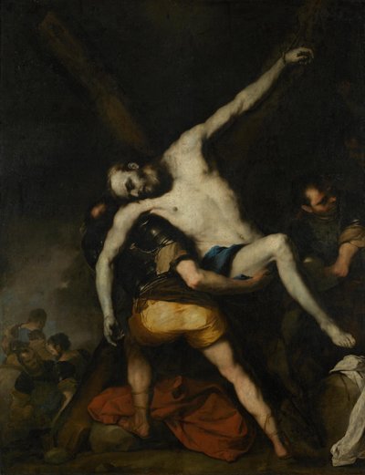 Descente de croix de saint André - Luca Giordano