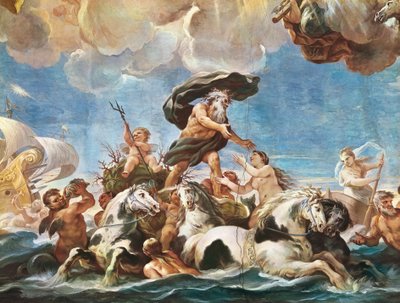 Neptune (détail) - Luca Giordano