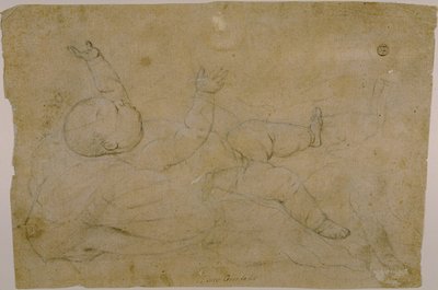 Enfant allongé - Luca Giordano
