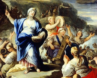 Scène de danse et de chant, du Chant de Miriam - Luca Giordano