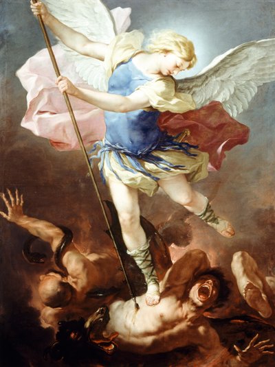 Saint Michel vainc le démon, par Luca Giordano - Luca Giordano