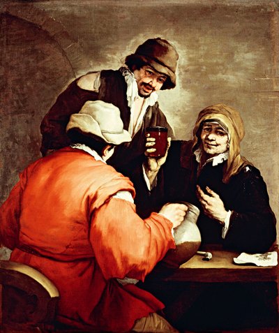 Scène de taverne - Luca Giordano