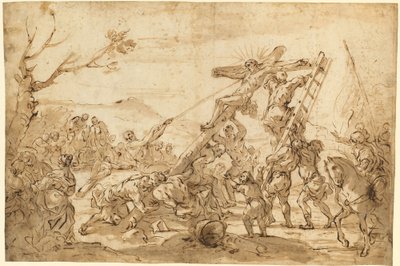 La Levée de la Croix - Luca Giordano