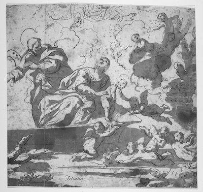 La traversée du Nil lors de la fuite en Égypte - Luca Giordano