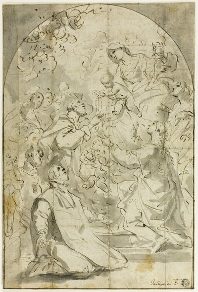 Vision de saint Dominique - Luca Giordano