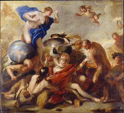 Jugend von den Lastern versucht - Luca Giordano