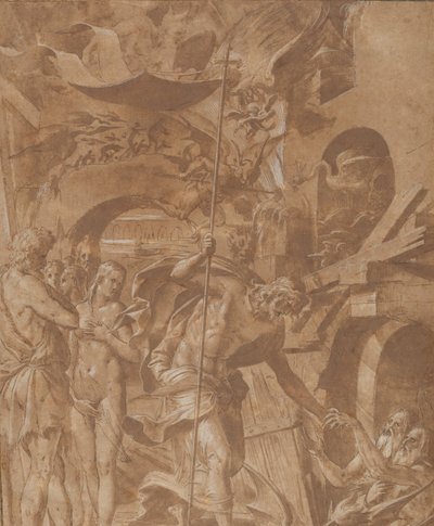 Christ au limbe, vers 1547-48 - Luca Penni