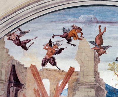 Dieu punit Florenzo - Détail - Luca Signorelli