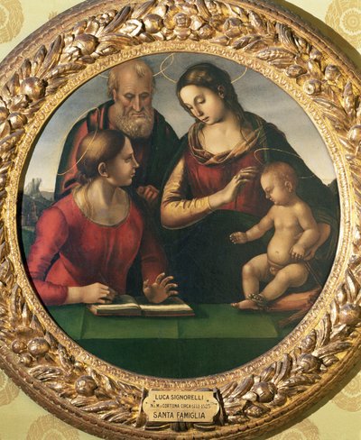 Sainte Famille avec Sainte Catherine - Luca Signorelli