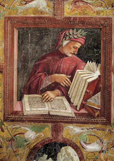 Dante Alighieri dans la chapelle de San Brizio, cathédrale d