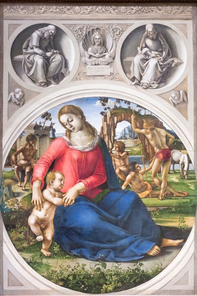 Madone et Enfant avec Ignudi - Luca Signorelli