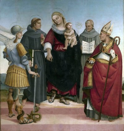 Sacra conversazione, vers 1510-1515 - Luca Signorelli